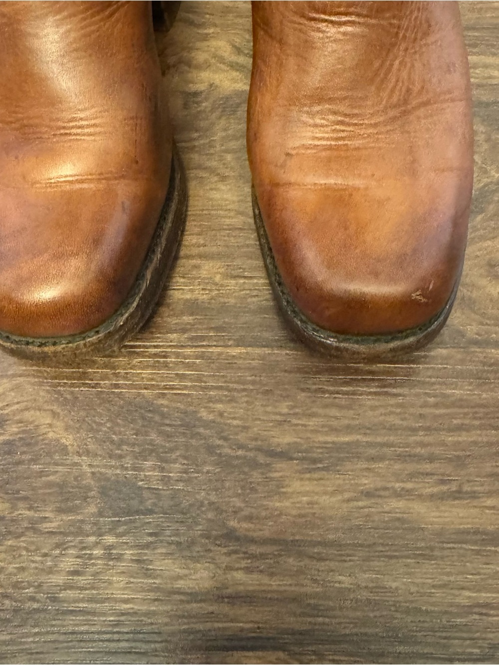 Rare Vintage Frye x Coach Collaboration Embossed Signature Leather Campus Boots - Picture 3 of 14